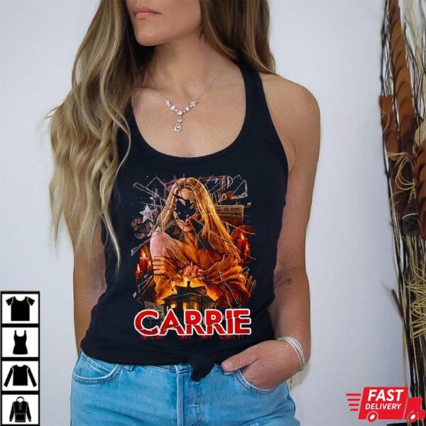 Carrie Horror Movie T-Shirt – Stephen King Classic Vintage Tee Carrie Horror Movie T-Shirt – Stephen King Classic Vintage Tee