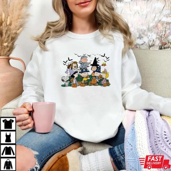 Peanuts Halloween Trick or Treat Shirt – Charlie Brown Snoopy Costume Tee Peanuts Halloween Trick or Treat Shirt – Charlie Brown Snoopy Costume Tee