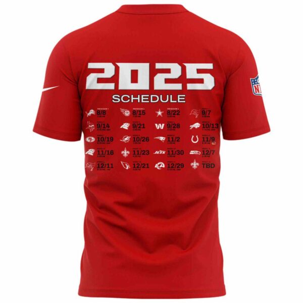Atlanta Falcons 2025 National Football League NFL Schedule 3D Shirt Atlanta Falcons 2025 National Football League NFL Schedule 3D Shirt