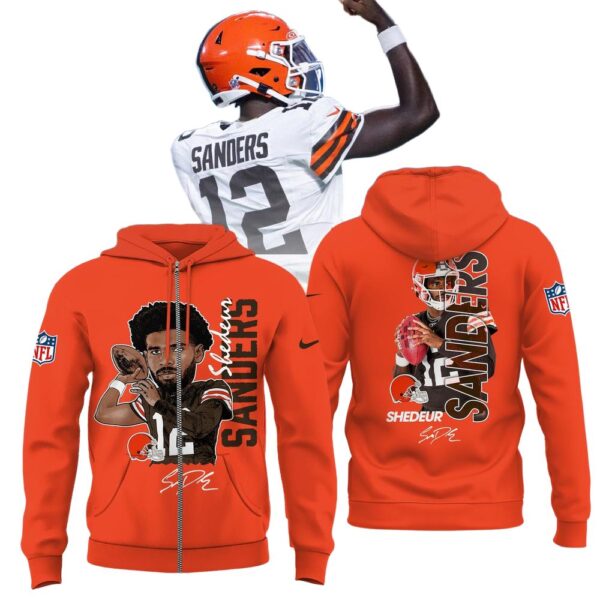 Cleveland Browns Shedeur Sanders NFL Preseason Opener 2025 3D Hoodie