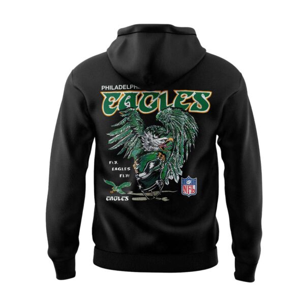 Philadelphia Eagles Fly Eagles Fly 2025 NFL Celebrating Season 3D Hoodie