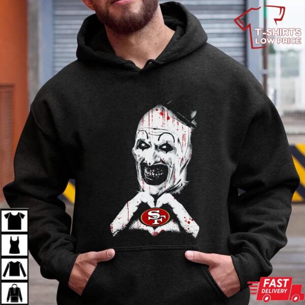 The Clown San Francisco 49ers Halloween Shirt The Clown San Francisco 49ers Halloween Shirt
