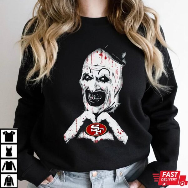 The Clown San Francisco 49ers Halloween Shirt The Clown San Francisco 49ers Halloween Shirt