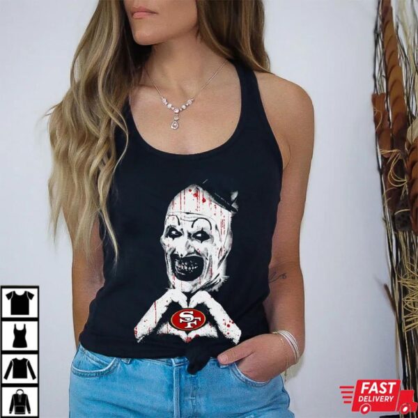 The Clown San Francisco 49ers Halloween Shirt The Clown San Francisco 49ers Halloween Shirt