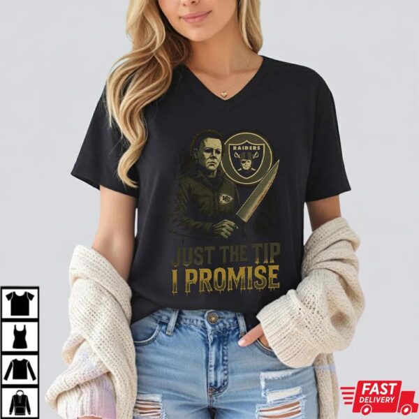Las Vegas Raiders Halloween Shirt – Michael Myers Just the Tip Horror Tee Las Vegas Raiders Halloween Shirt – Michael Myers Just the Tip Horror Tee