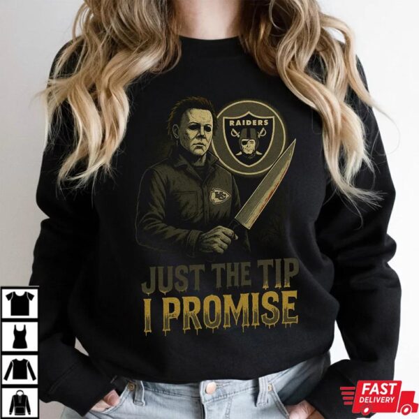 Las Vegas Raiders Halloween Shirt – Michael Myers Just the Tip Horror Tee Las Vegas Raiders Halloween Shirt – Michael Myers Just the Tip Horror Tee