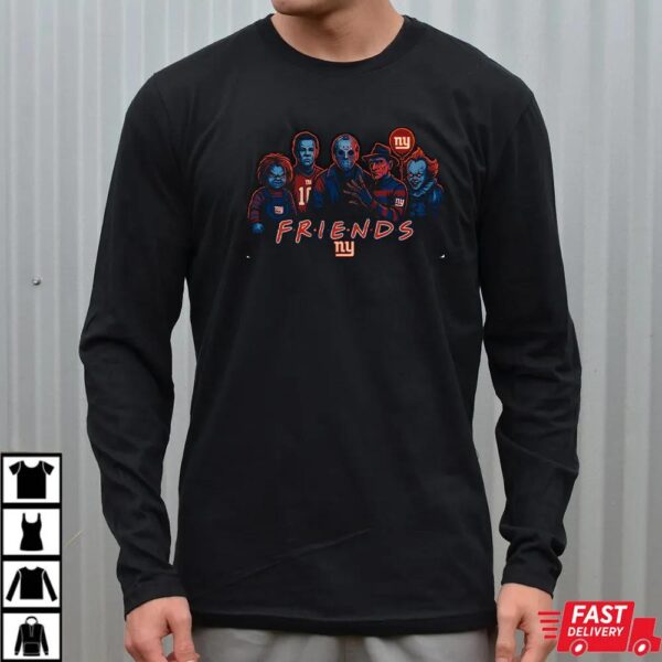 Horror Movie Friends New York Giants Halloween T-Shirt – Chucky, Jason, Freddy, Michael Myers & Pennywise Tee Horror Movie Friends New York Giants Halloween T-Shirt – Chucky, Jason, Freddy, Michael Myers & Pennywise Tee
