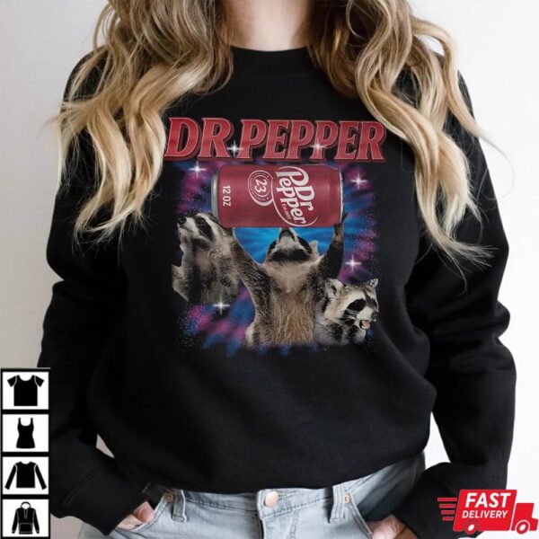 Vintage Three Raccoons Dr Pepper Shirt
