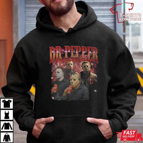 Dr Pepper Horror Characters Bootleg Shirt
