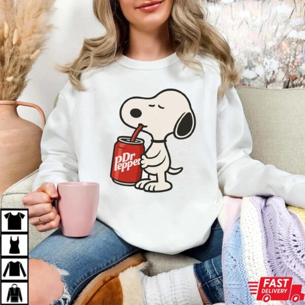 Snoopy Powered by Dr Pepper T-Shirt Snoopy Powered by Dr Pepper T-Shirt