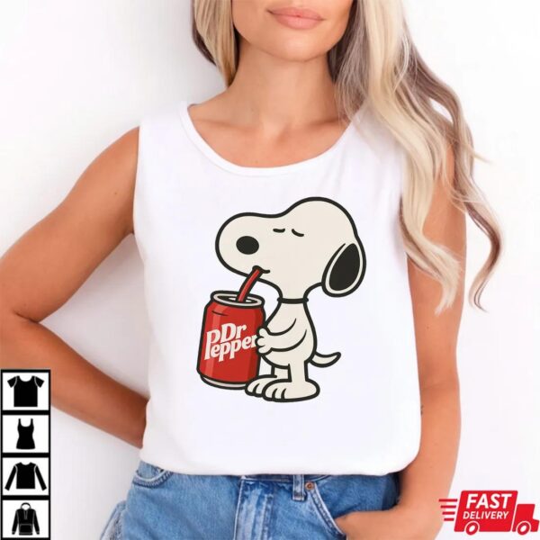 Snoopy Powered by Dr Pepper T-Shirt Snoopy Powered by Dr Pepper T-Shirt