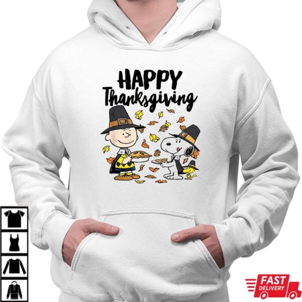 Snoopy Woodstock Charlie Brown Peanuts Happy Thanksgiving Shirt Snoopy Woodstock Charlie Brown Peanuts Happy Thanksgiving Shirt