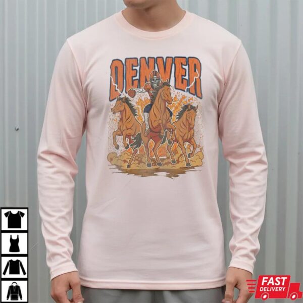 Vintage Denver Broncos Football T-Shirt Vintage Denver Broncos Football T-Shirt