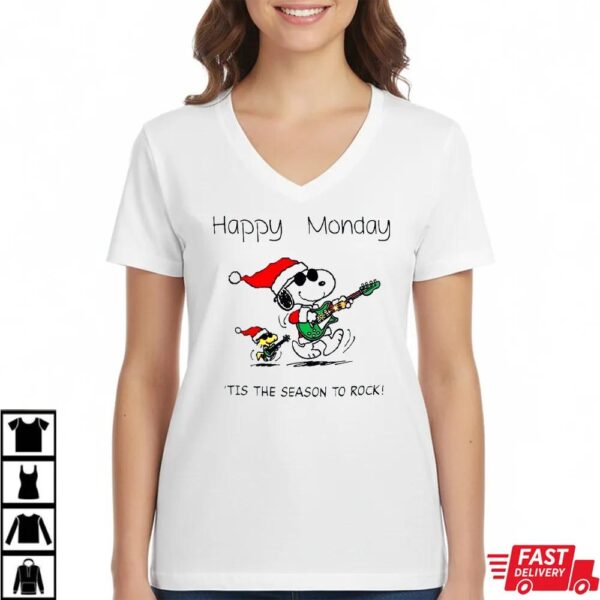 Snoopy Happy Monday Christmas Shirt