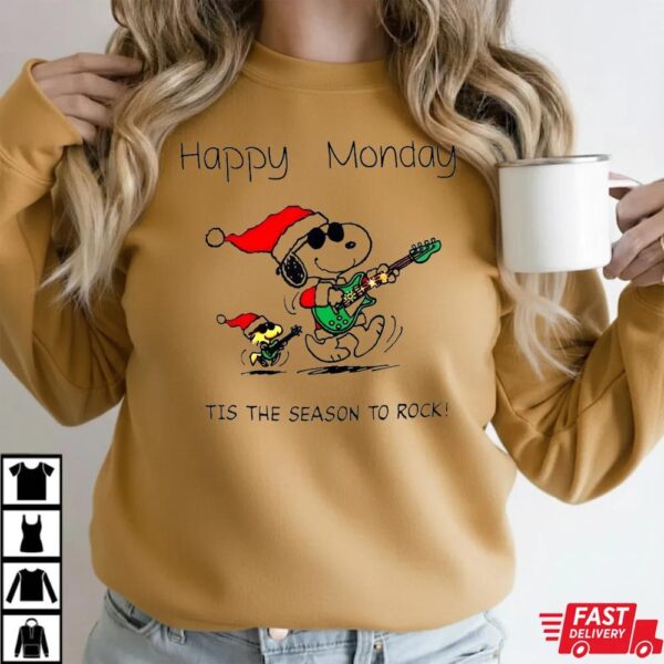 Snoopy Happy Monday Christmas Shirt