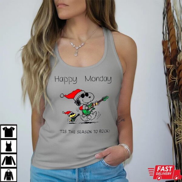 Snoopy Happy Monday Christmas Shirt