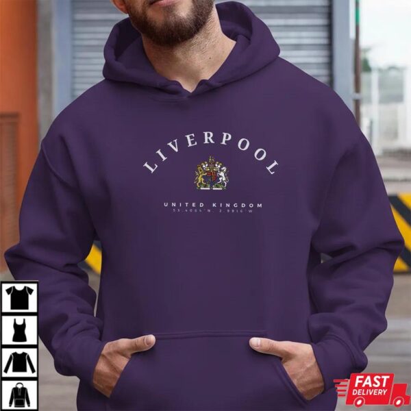 Liverpool United Kingdom Sweatshirt, Liverpool City Shirt
