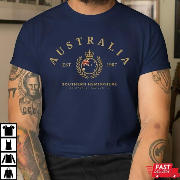 Australia EST 1907 Vintage Crest Sweatshirt Australia EST 1907 Vintage Crest Sweatshirt