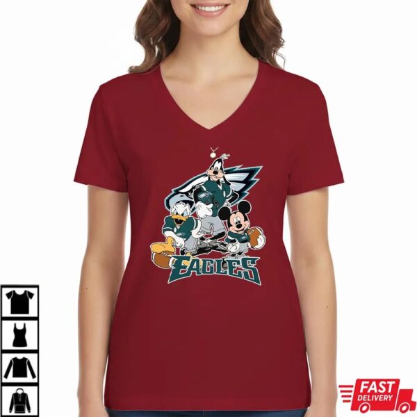 Disney Eagles Squad T-Shirt – Mickey, Donald & Goofy Philadelphia Eagles Fan Tee Disney Eagles Squad T-Shirt – Mickey, Donald & Goofy Philadelphia Eagles Fan Tee
