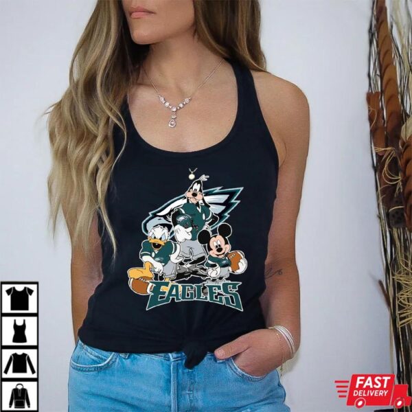 Disney Eagles Squad T-Shirt – Mickey, Donald & Goofy Philadelphia Eagles Fan Tee Disney Eagles Squad T-Shirt – Mickey, Donald & Goofy Philadelphia Eagles Fan Tee