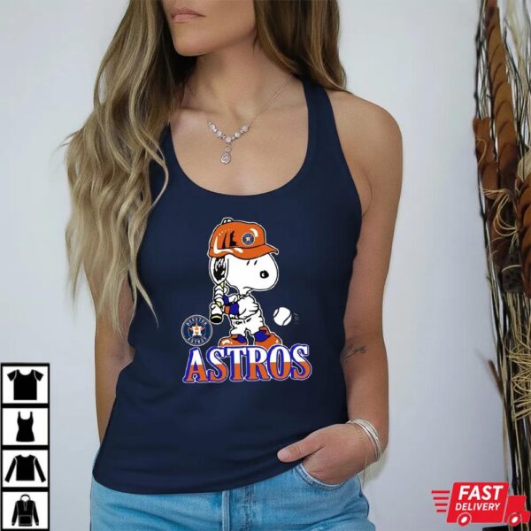 Snoopy Houston Astros T-Shirt – Cute Baseball Fan Tee for Astros Supporters Snoopy Houston Astros T-Shirt – Cute Baseball Fan Tee for Astros Supporters