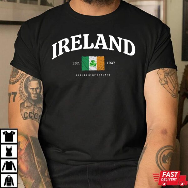 Ireland 1937 Sweatshirt – Irish Flag Clover Republic Heritage Shirt Ireland 1937 Sweatshirt – Irish Flag Clover Republic Heritage Shirt