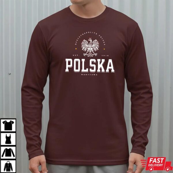 Polska 1918 Sweatshirt – Warsaw Eagle Polish Heritage Shirt Polska 1918 Sweatshirt – Warsaw Eagle Polish Heritage Shirt