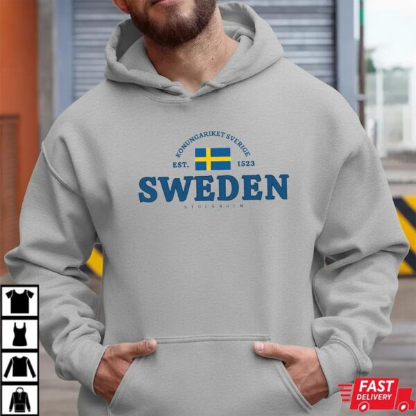 Sweden 1523 Sweatshirt – Stockholm Swedish Flag Heritage Shirat Sweden 1523 Sweatshirt – Stockholm Swedish Flag Heritage Shirat