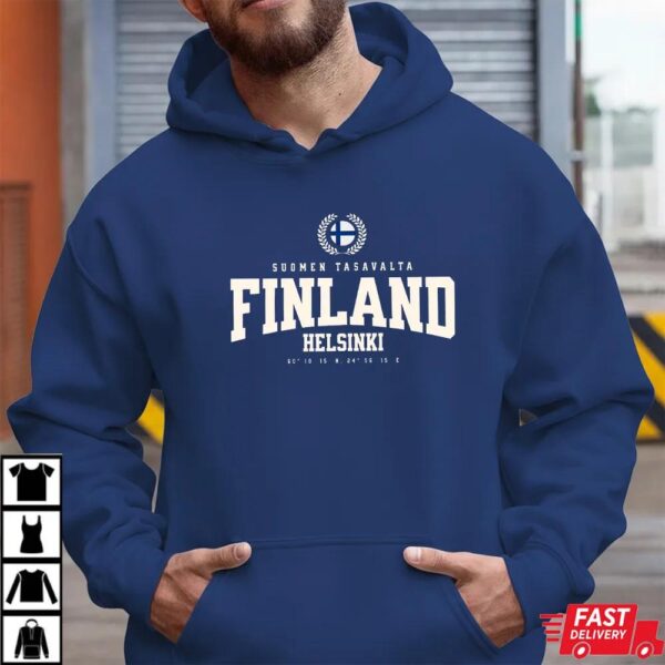 Finland Helsinki T-Shirt – Nordic Flag Heritage Tee Finland Helsinki T-Shirt – Nordic Flag Heritage Tee