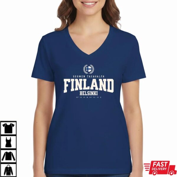 Finland Helsinki T-Shirt – Nordic Flag Heritage Tee Finland Helsinki T-Shirt – Nordic Flag Heritage Tee