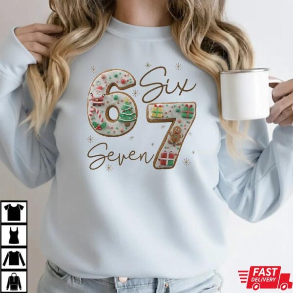 Christmas Six Seven Meme Sweatshirt