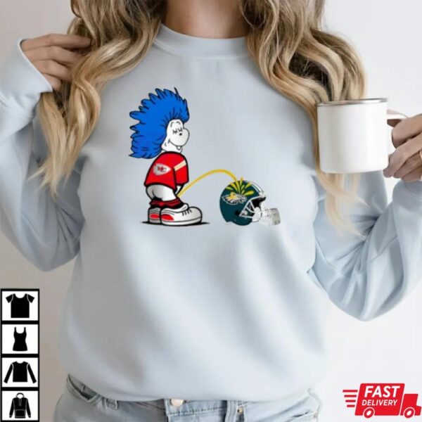 Thing One Kansas City Chiefs Piss On Philadelphia Eagles 2025 T-Shirt Thing One Kansas City Chiefs Piss On Philadelphia Eagles 2025 T-Shirt