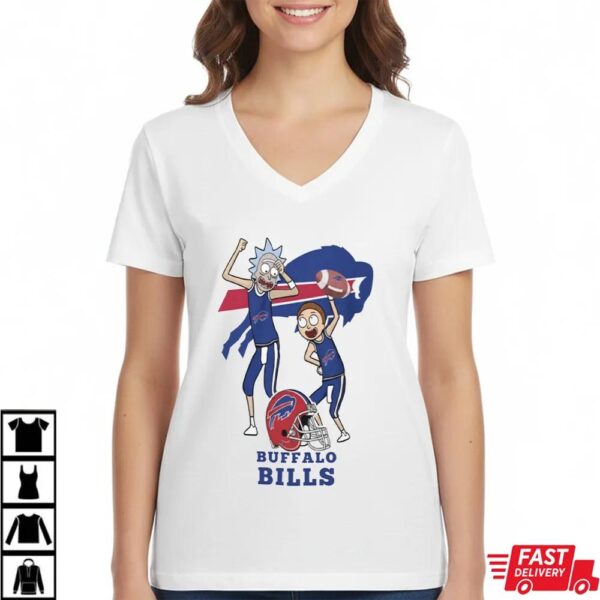 Rick and Morty Buffalo Bills Shirt
