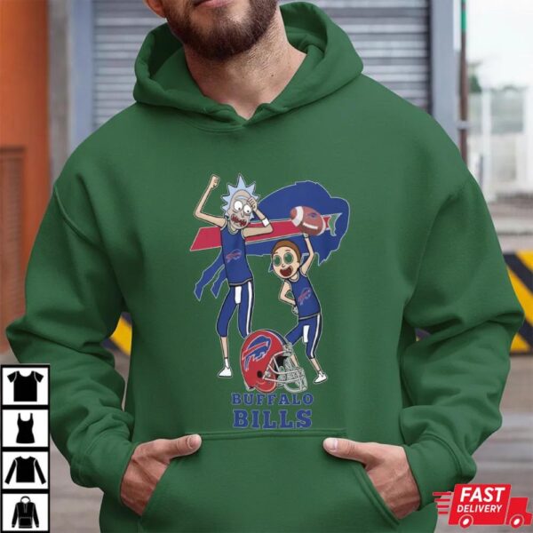 Rick and Morty Buffalo Bills Shirt