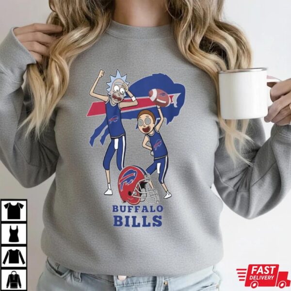 Rick and Morty Buffalo Bills Shirt