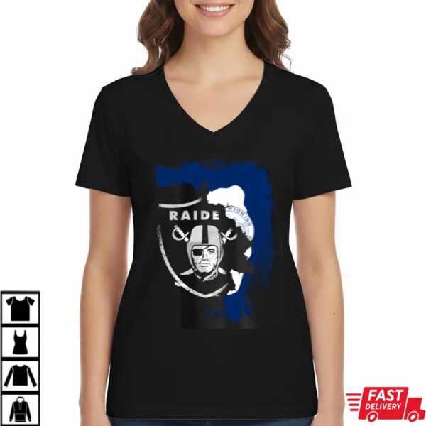 Wyoming Raiders Emblem Fusion With Bison T-Shirt Wyoming Raiders Emblem Fusion With Bison T-Shirt