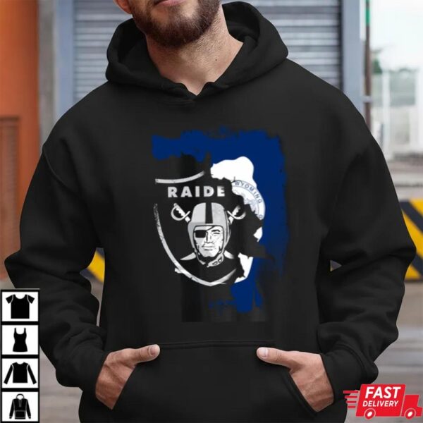 Wyoming Raiders Emblem Fusion With Bison T-Shirt Wyoming Raiders Emblem Fusion With Bison T-Shirt