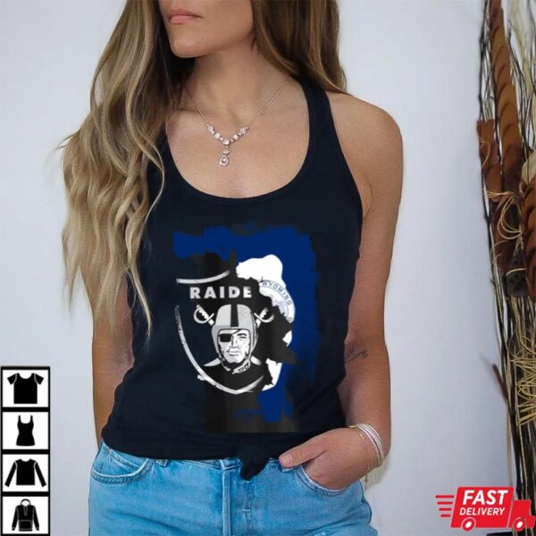 Wyoming Raiders Emblem Fusion With Bison T-Shirt Wyoming Raiders Emblem Fusion With Bison T-Shirt