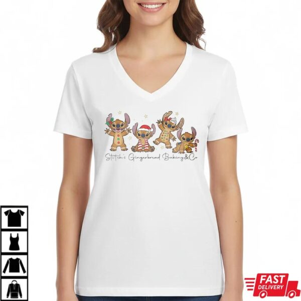 Stitch Gingerbread Christmas Baking Sweatshirt Stitch Gingerbread Christmas Baking Sweatshirt