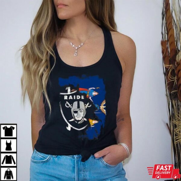 Together New York Las Vegas Raiders Motif With State Flag Symbolism Shirt Together New York Las Vegas Raiders Motif With State Flag Symbolism Shirt