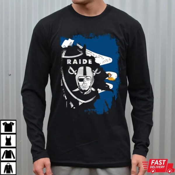 Together Louisiana Las Vegas Raiders Eagle Fusion Shirt