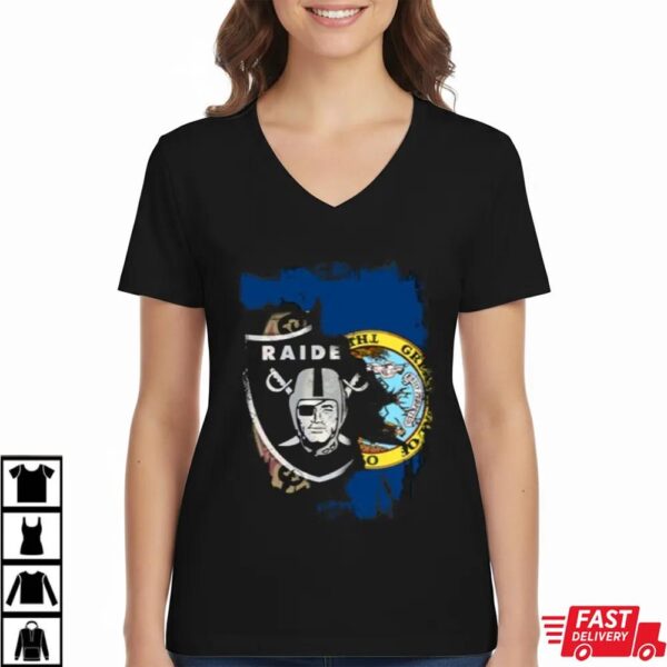 Together Idaho Las Vegas Raiders Logo State Pride Shirt