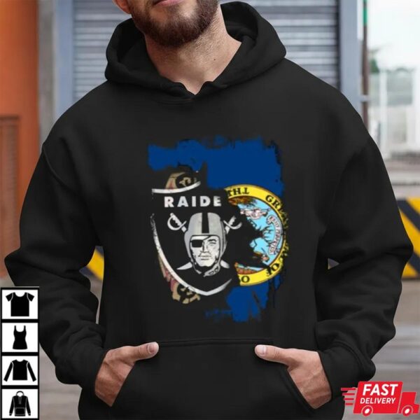 Together Idaho Las Vegas Raiders Logo State Pride Shirt