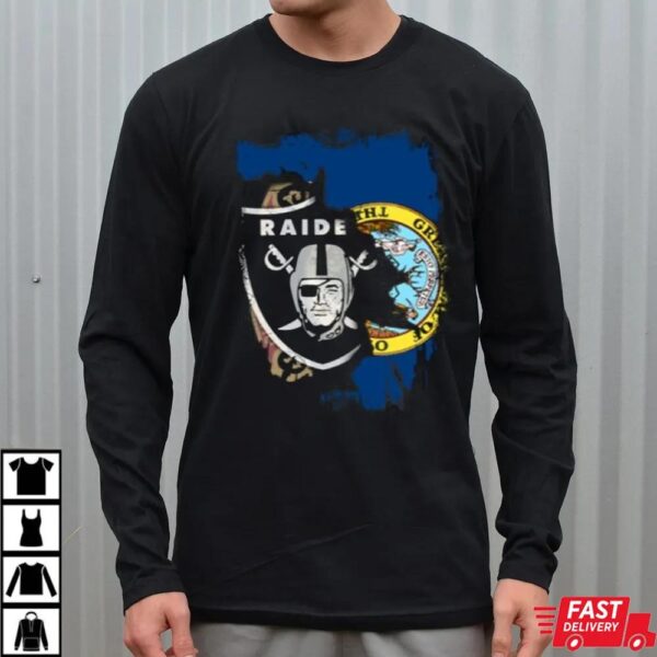 Together Idaho Las Vegas Raiders Logo State Pride Shirt