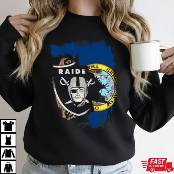 Together Idaho Las Vegas Raiders Logo State Pride Shirt