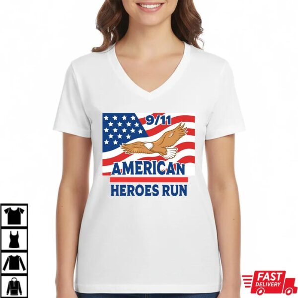 American Heroes Run 9-11 Memorial T-Shirt American Heroes Run 9-11 Memorial T-Shirt
