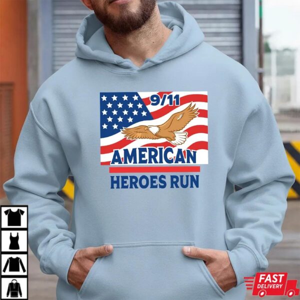 American Heroes Run 9-11 Memorial T-Shirt American Heroes Run 9-11 Memorial T-Shirt