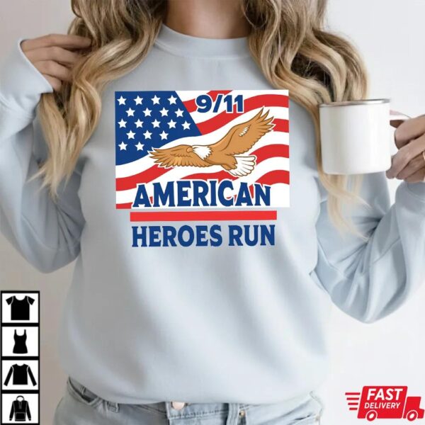 American Heroes Run 9-11 Memorial T-Shirt American Heroes Run 9-11 Memorial T-Shirt