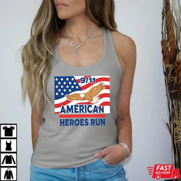 American Heroes Run 9-11 Memorial T-Shirt American Heroes Run 9-11 Memorial T-Shirt