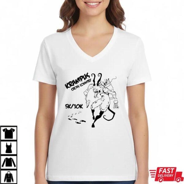 The Krampus Cross Country 5K, 10K, or Naughty Nine Miler Shirt The Krampus Cross Country 5K, 10K, or Naughty Nine Miler Shirt
